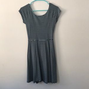Striped Skater Dress